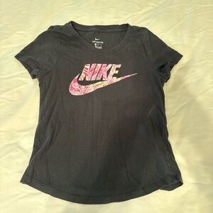 Girls Nike Black Tee